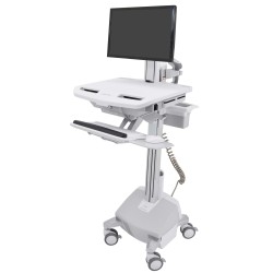 Ergotron SV44-1212-2 StyleView Cart with LCD Arm, LiFe Power