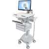 Ergotron SV44-1242-1 StyleView Cart with LCD Arm, LiFe Power