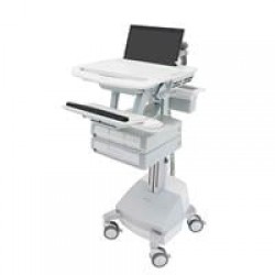 Ergotron SV44-1362-3 StyleView Cart with LCD Pivot, LiFe Pow