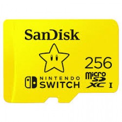 SanDisk and Nintendo Cobranded microSDXC, SQXAO, 256GB, U3, 