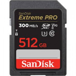 SanDisk Extreme Pro SDXC, SDXDK 512GB, V90, U3, C10, UHS-II,