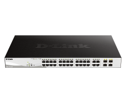 D-LINK DGS-1210-28P 24-port UTP 802.3af & 802.3at PoE 10/100