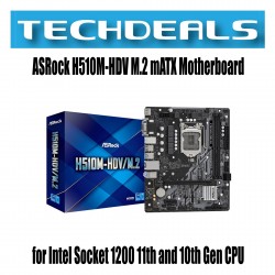 ASRock H510M-HDV M.2 mATX Motherboard