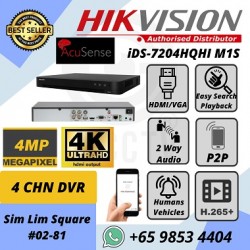 HIKVISION 4CH DVR IDS-7204HQHI-M1/S | Free Delivery Free Set