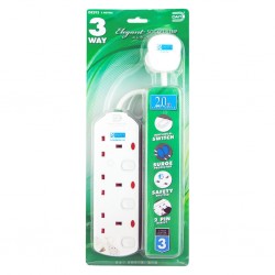 DAIYO DE293 Elegant Socket Strip  2M