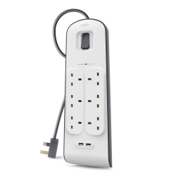 Belkin 2,4 Amp USB Charging 6-outlet Surge Protection Strip