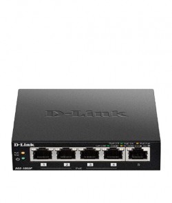 D-Link 5-Port Gigabit Metal Desktop Switch With 4 Poe Ports 