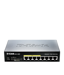 D-LINK 8-port UTP PoE 10/100/1000Mbps (Power Budget : 68W) D