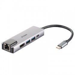 D-LINK DUB-M520  5-in-1 USB-C Hub with HDMI / Ethernet / USB