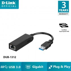 D-LINK USB 3.0 to Gigabit Ethernet Adapter DUB-1312