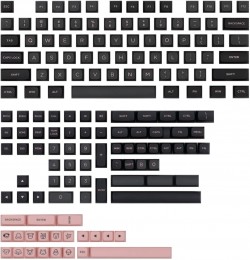 AK-6925758615723 AKKO Keycap - ASA Low Profile - Black & Pin