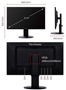 ViewSonic VG3456 34 Inch 21:9 UltraWide WQHD 1440p Monitor