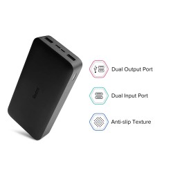 Xiaomi 20000mAh Redmi 18W Fast Charger Power Bank (Black)