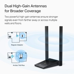 TP-Link Archer T4u Plus AC1300 High Gain Dual Band Wi-FiUSB