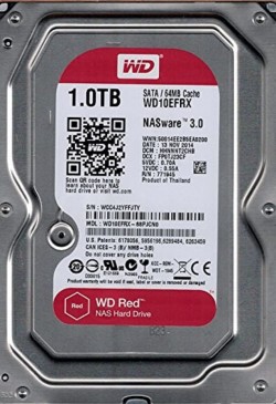 WD Red Plus 3.5" 1TB NAS HDD 64MB 5400RPM SATA (CMR)