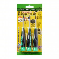 SELLERY 3 PCS TRIANGLE SCREW DRIVER SET 11-903