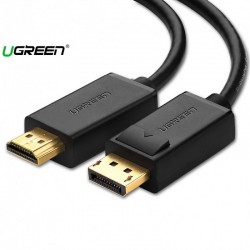 UGREEN 10238 4K DISPLAY PORT TO HDMI CABLE 1M