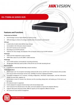 HIKVISION DS-7732NI-K4 32 CHANNEL 4K NVR