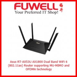 Asus RT-AX53U AX1800 Dual Band WiFi 6