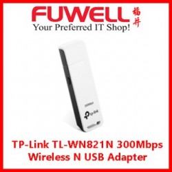 TP-Link TL-WN821N 300Mbps Wireless N USB Adapter