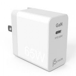 J5CREATE 65W GAN 1-PORT PD USB-C MINI CHARGER JUP1365