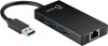 J5CREATE USB 3.0 GIGABIT ETHERNET+3-PORT USB 3.0 HUB JUH470