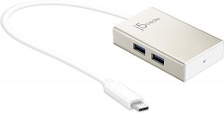 J5CREATE USB TYPE-C TO 4-PORT/4A USB3.0 HUB JCH343