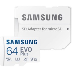 SAMSUNG 64GB EVO PLUS (2021) microSD with adapter MB-MC64KA/