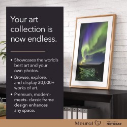 NETGEAR Meural MC327WL Canvas II ? the Smart Art Frame with