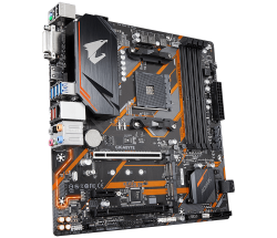 Gigabyte B450M AORUS ELITE Motherboard 2*Xfire, RGB