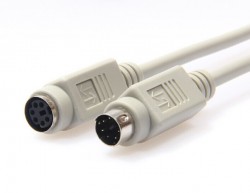 PS/2 M/F Extension Computer Interface Cable 2M