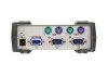 ATEN CS82A 2-port PS/2 KVM with 2x1.2m PS2 KVM cable (Metal 