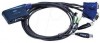 ATEN CS62US 2-port USB Cable KVM. Cable length: 0.9m. Audio 