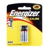 ENERGIZER AAA ALKALINE BATTERY 2PCS/PKT (3 PACKS)