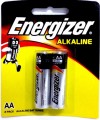 ENERGIZER AA ALKALINE BATTERY 2PCS/PKT (3 PACKS)