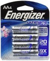 ENERGIZER ULTIMATE LITHIUM AA BATTERIES 4PCS/PKT