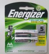 ENERGIZER RECHARGE POWERPLUS AA BATTERIES 2PCS/PKT