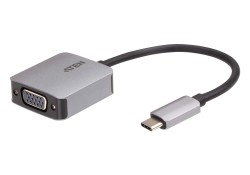 ATEN UC3002A USB-C to VGA Adapter short adaptor Cable, Alumi