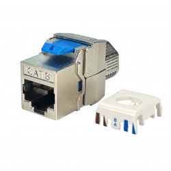 CAT 8 LAN ETHERNET KEYSTONE TOOL-LESS