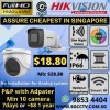 Hikvision DS-2CE76D0T-EXIMF Installation Office Shop School