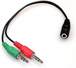 MITORI AUDIO SPLITTER FOR HEADPHONE/MIC