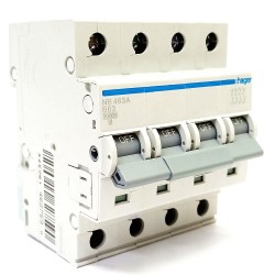 HAGER MCB 4 POLE 63A NB 463A