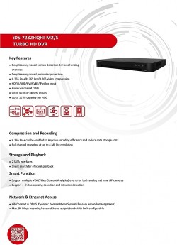 HIKVISION iDS-7232HQHI-M2/S 32 CHANNEL 1080P 4MP DVR