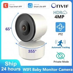 TUYA 4MP 2.4GHZ/5GHZ SMART WIRELESS CAMERA WIPS843-TY