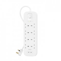 BELKIN SRB004AF2M-REV 8 PORT SURGE PROTECTOR WITH USB-C