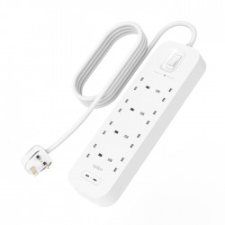 BELKIN SRB004AF2M-REV 8 PORT SURGE PROTECTOR WITH USB-C