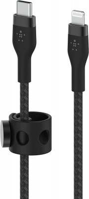 BELKIN USB-C to USB-C 2.0, BRAID SIL, 1M, BLK Magnetic manag