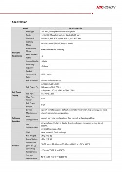 Hikvision PoE Switch DS-3E1309P-EI/M PoE Switch office