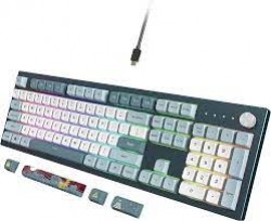 MONTECH MKEY 105 - DARKNESS + YELLOW SWITCH WITH KNOB KEYBOA
