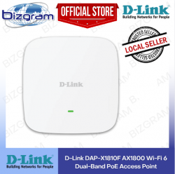 DLINK AX1800 Wi-Fi 6 Dual-Band PoE Access Point